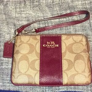 Coach Signature Wristlet